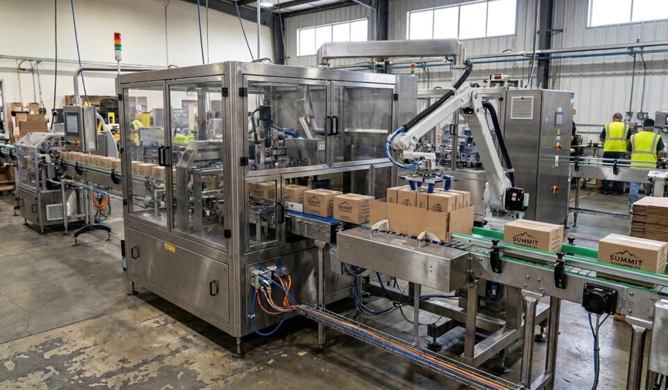 wrap around case packer