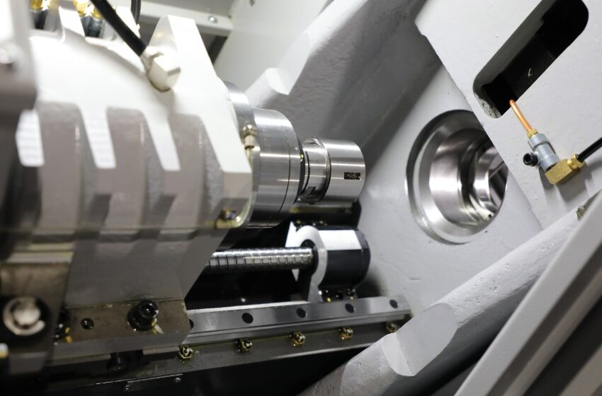 swiss type automatic lathe machine